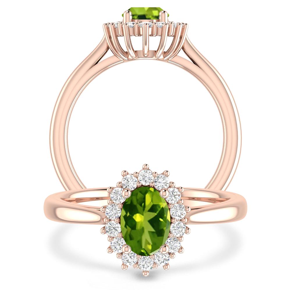 Rose Gold - Peridot