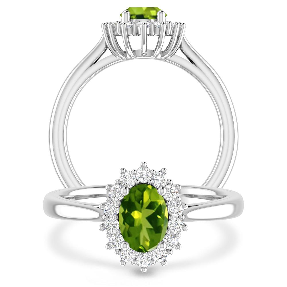 White Gold - Peridot