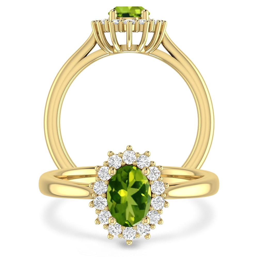 Yellow Gold - Peridot