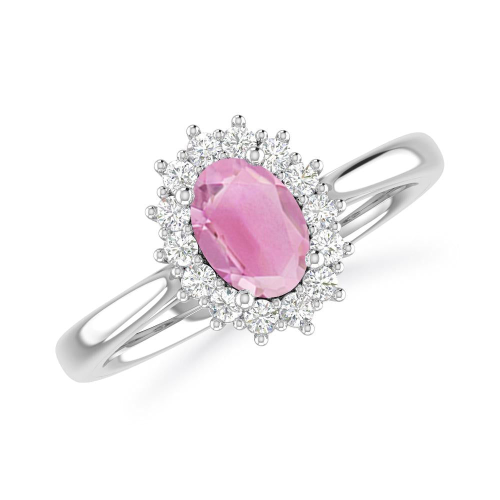 White Gold - Pink Tourmaline