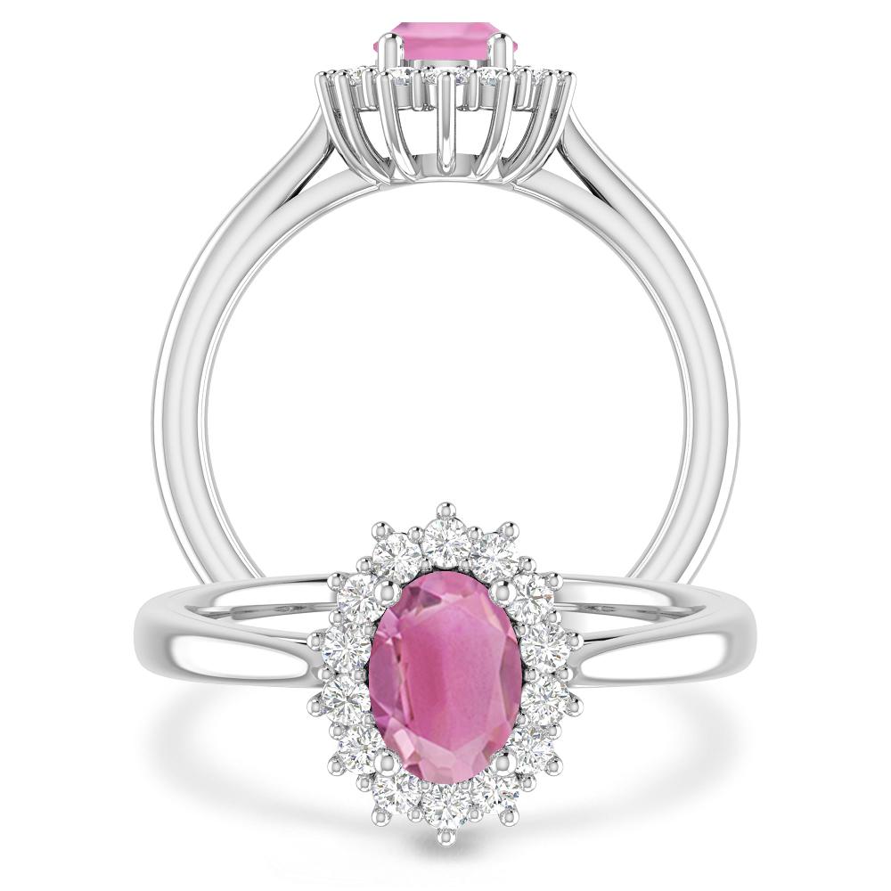 White Gold - Pink Tourmaline