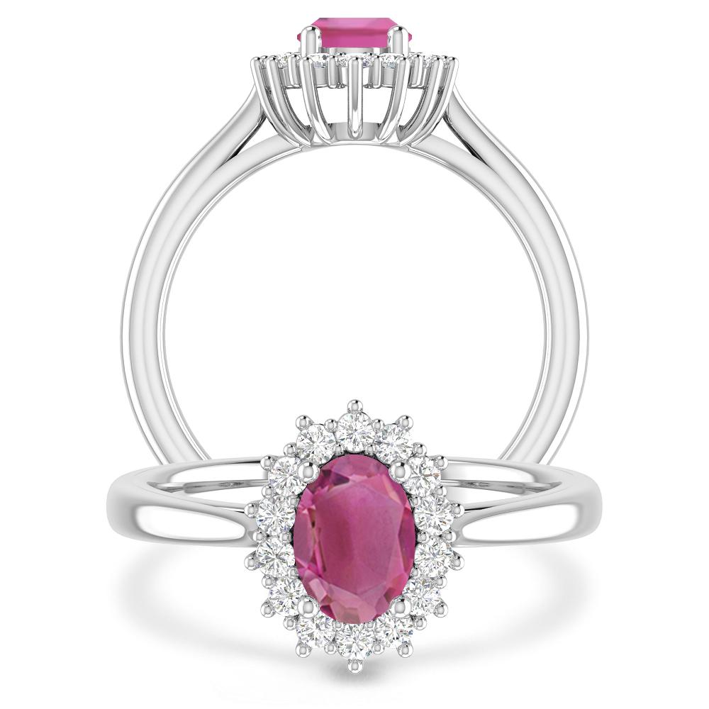 White Gold - Pink Tourmaline