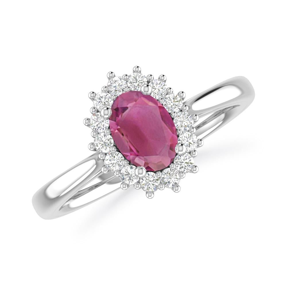 White Gold - Pink Tourmaline