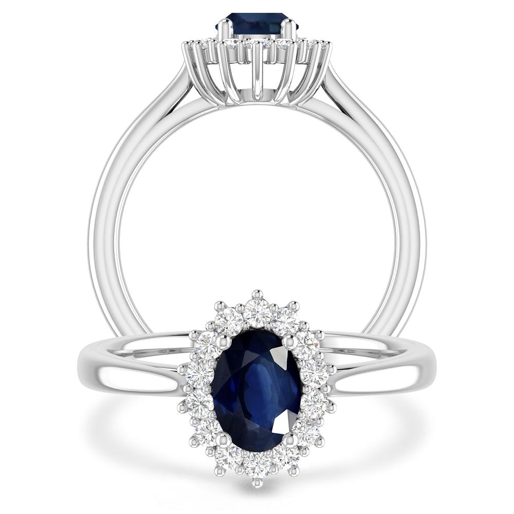 White Gold - Sapphire