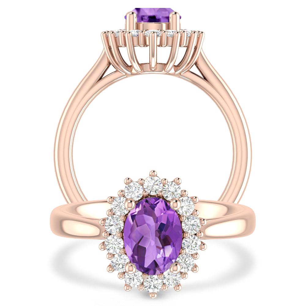 Rose Gold - Amethyst