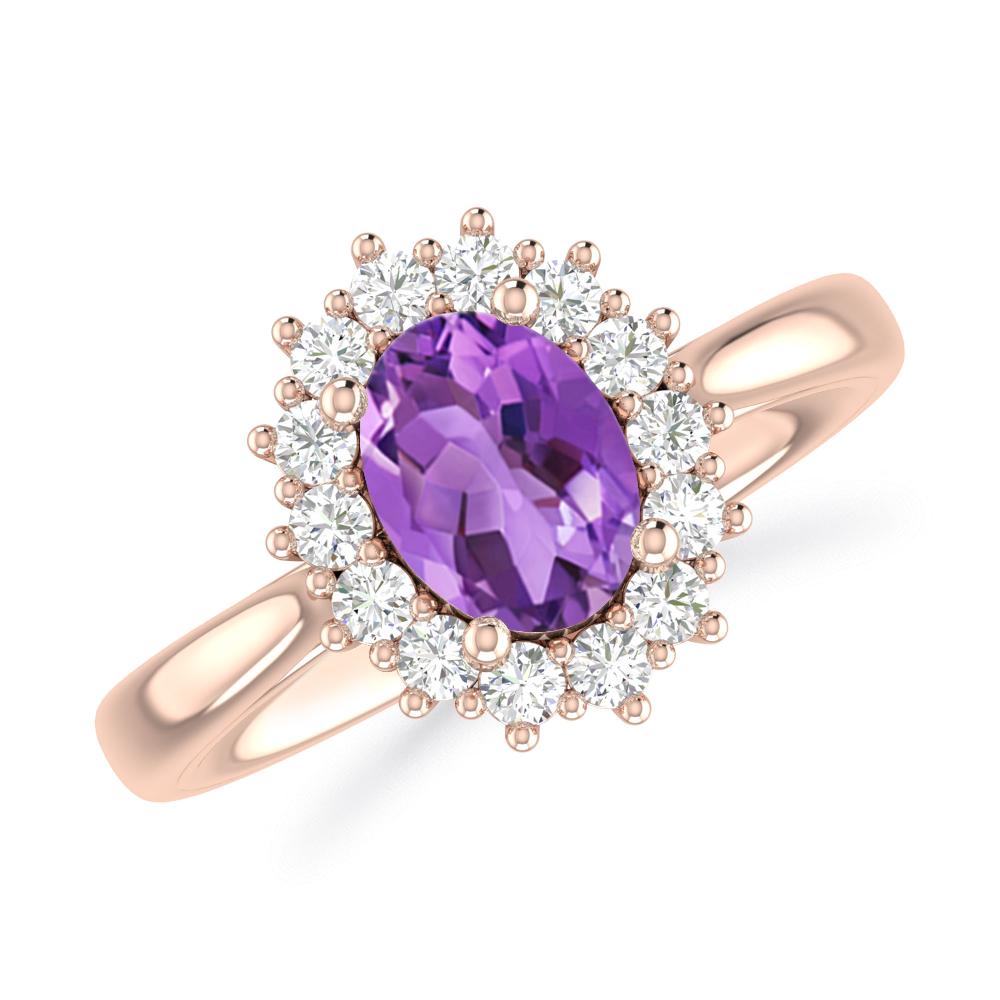 Rose Gold - Amethyst