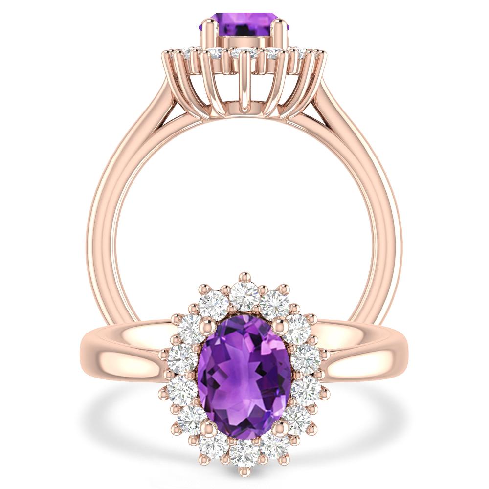 Rose Gold - Amethyst