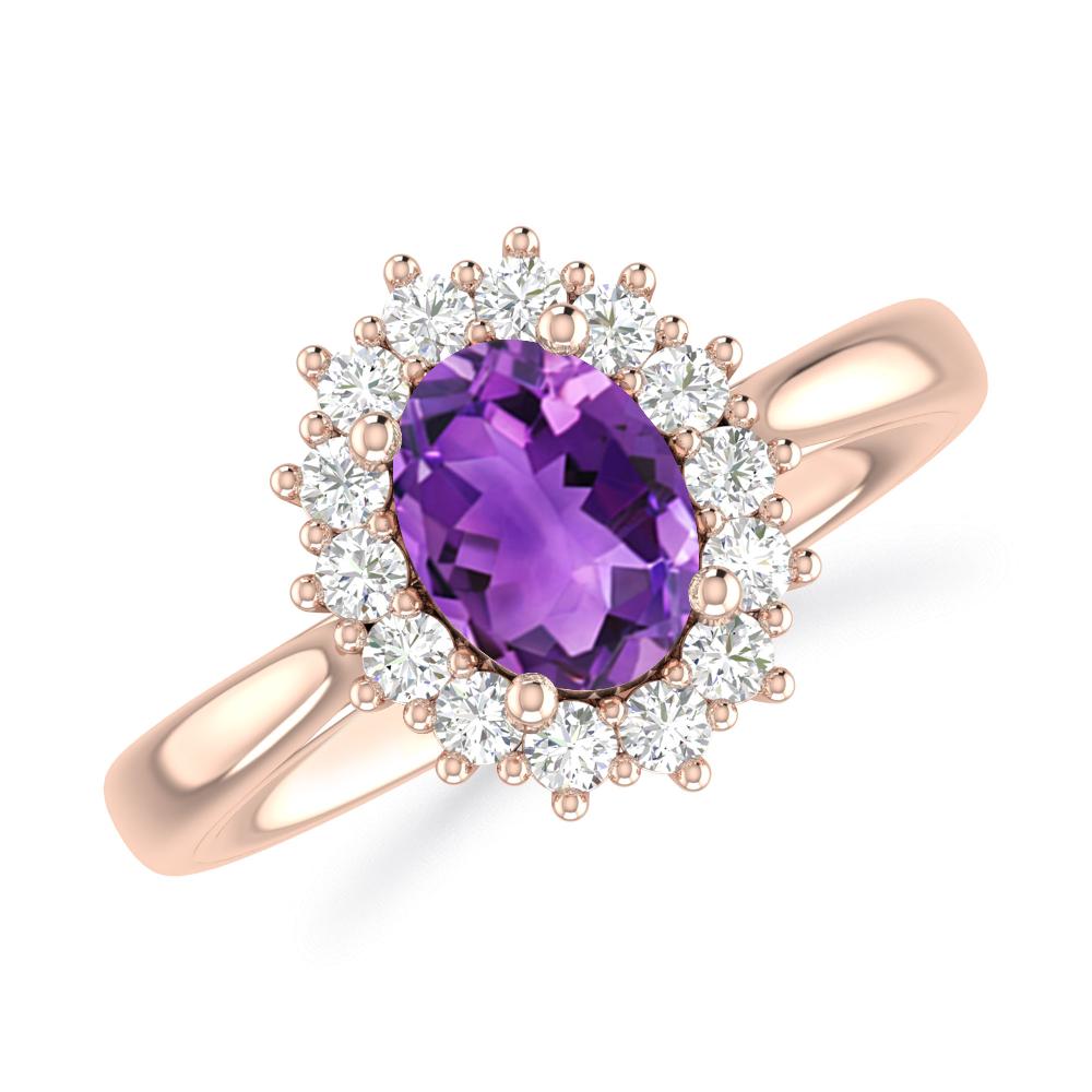 Rose Gold - Amethyst