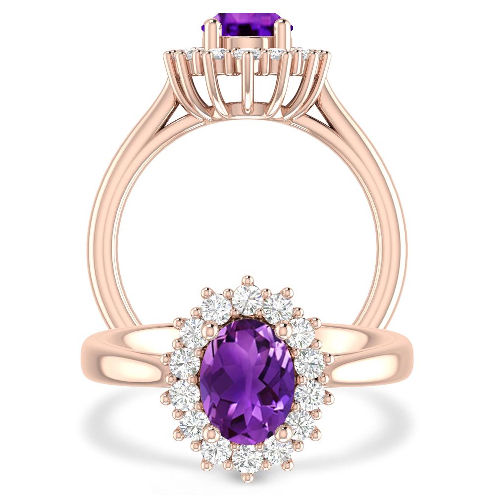 Rose Gold - Amethyst