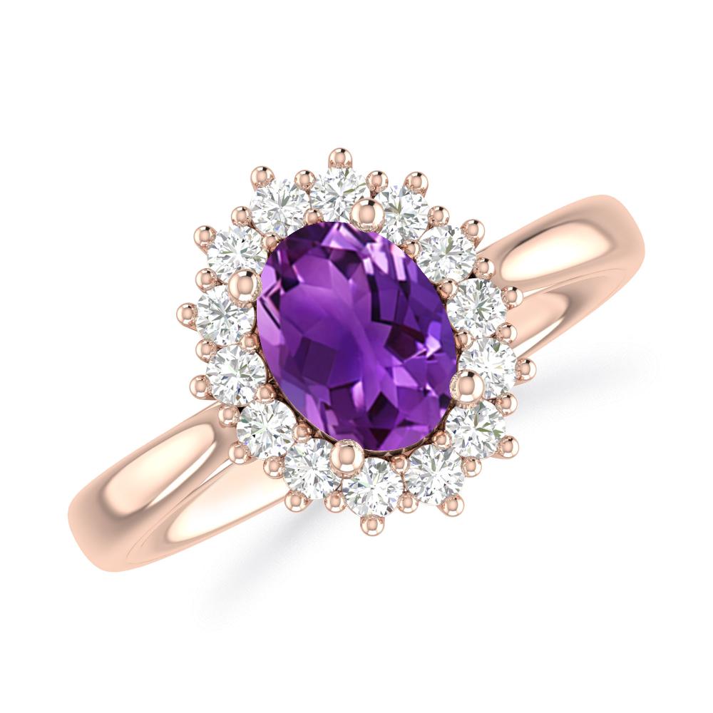 Rose Gold - Amethyst