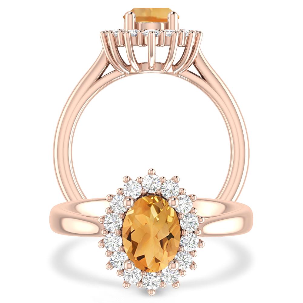 Rose Gold - Citrine