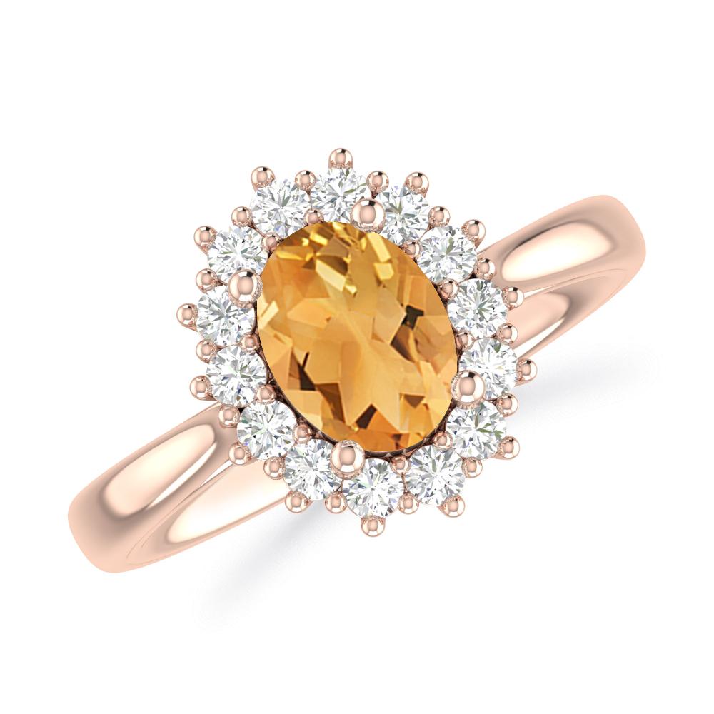 Rose Gold - Citrine