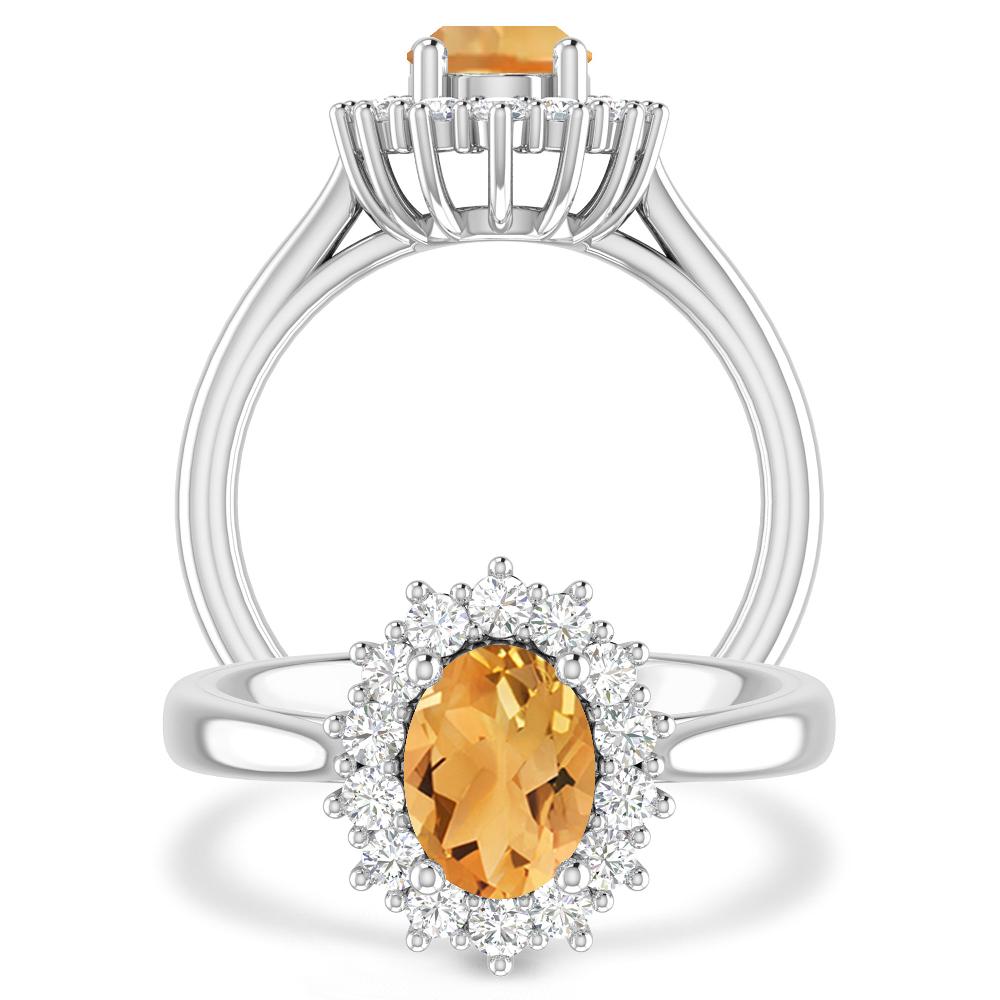 White Gold - Citrine