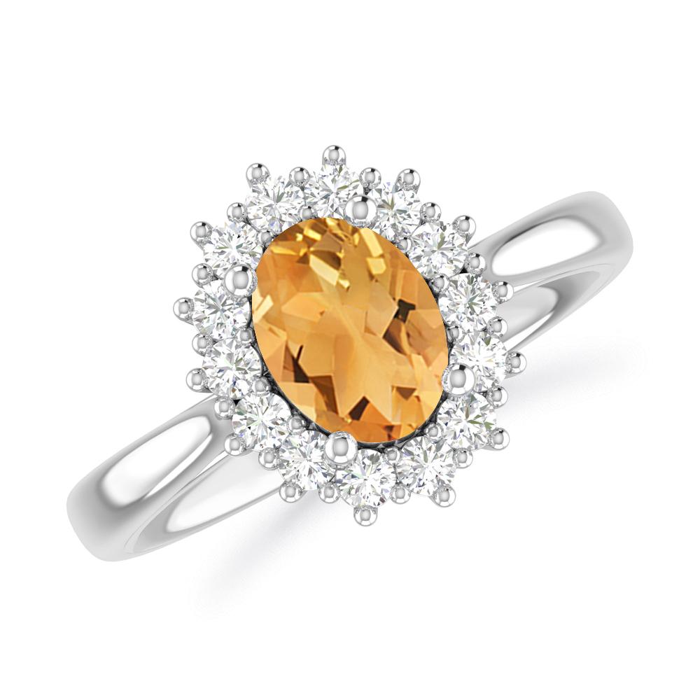 White Gold - Citrine