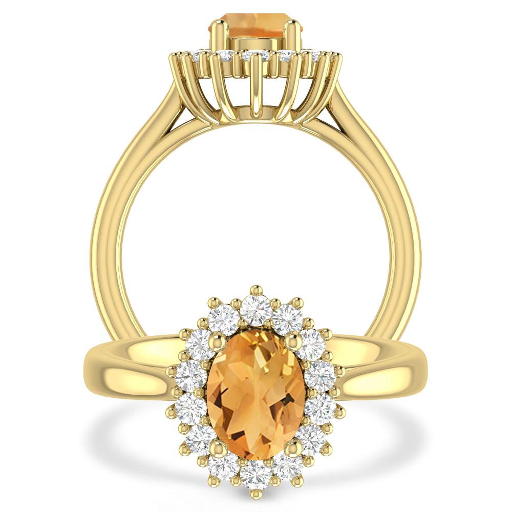 Yellow Gold - Citrine