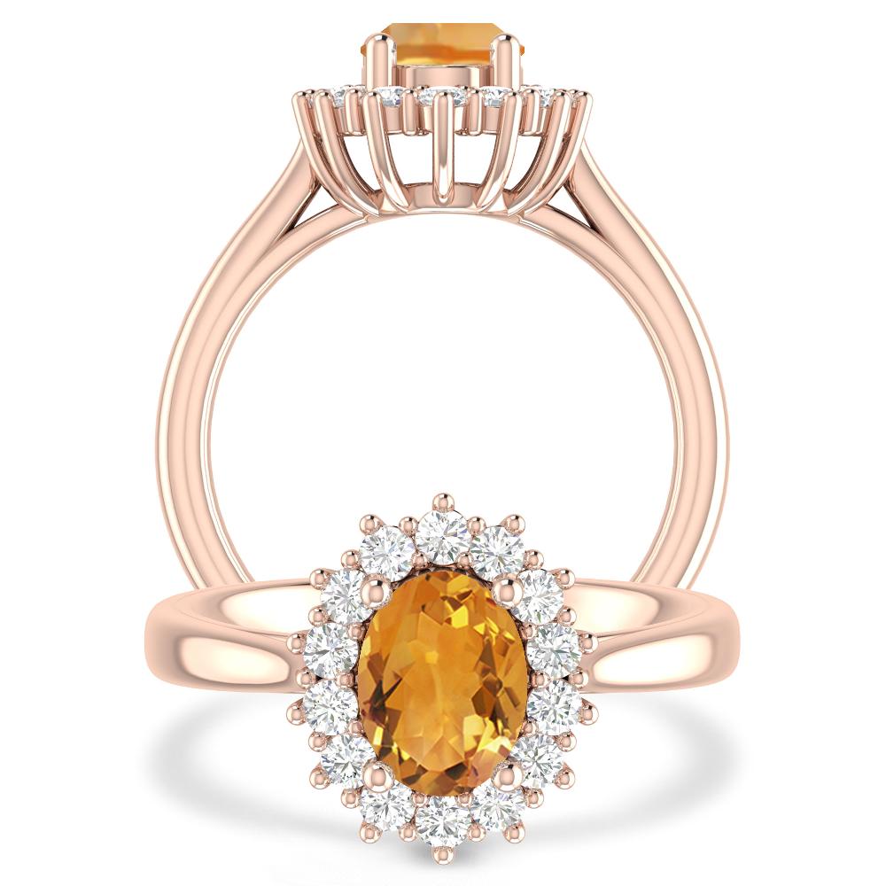 Rose Gold - Citrine