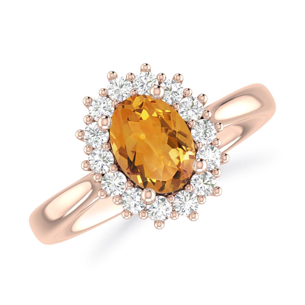 Rose Gold - Citrine