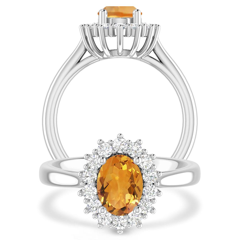 White Gold - Citrine