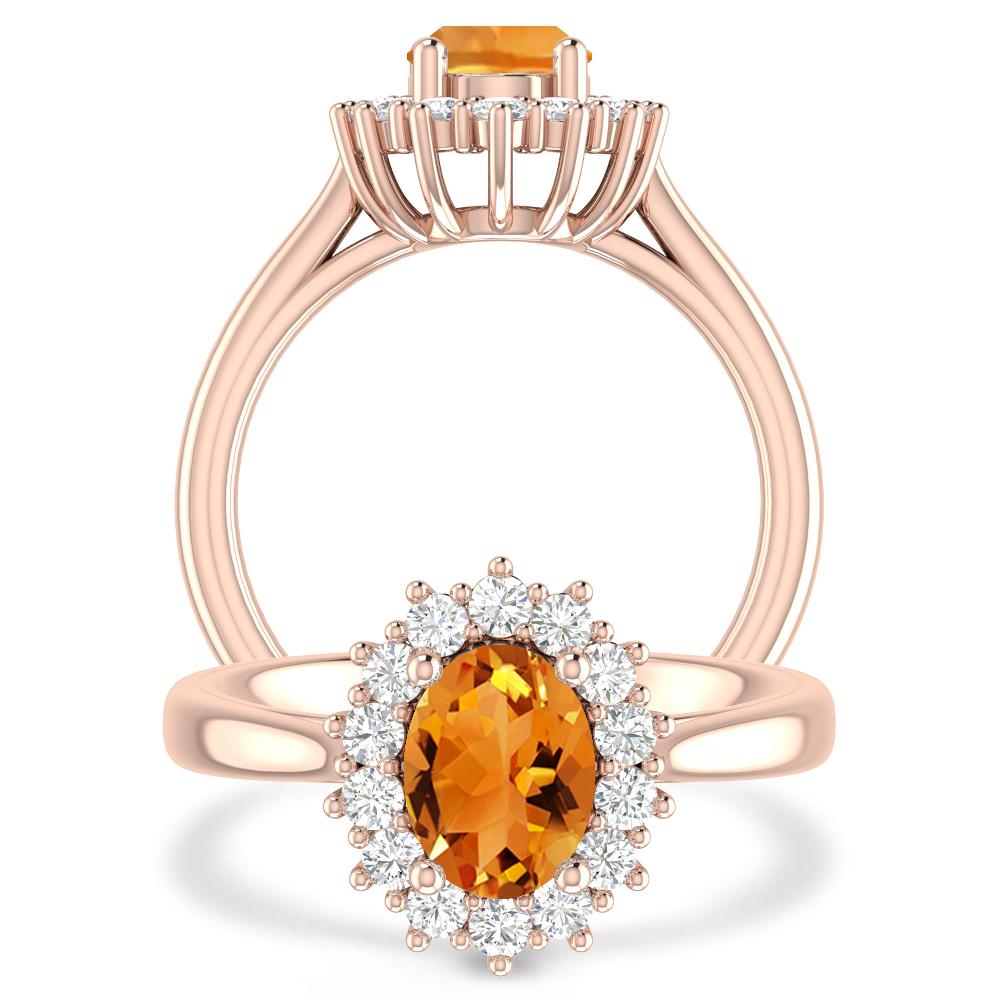 Rose Gold - Citrine