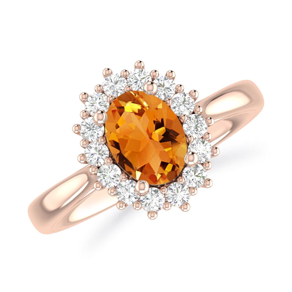 Rose Gold - Citrine