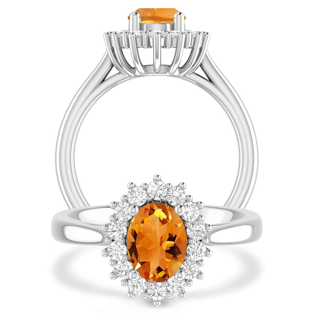 White Gold - Citrine