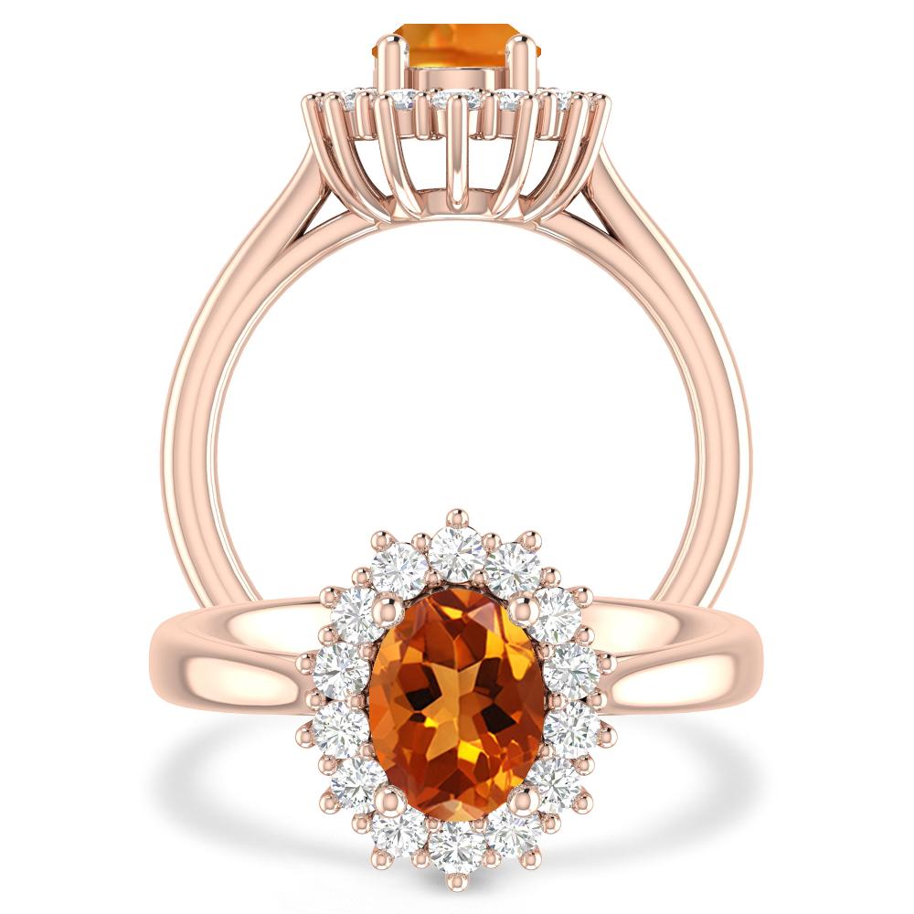 Rose Gold - Citrine