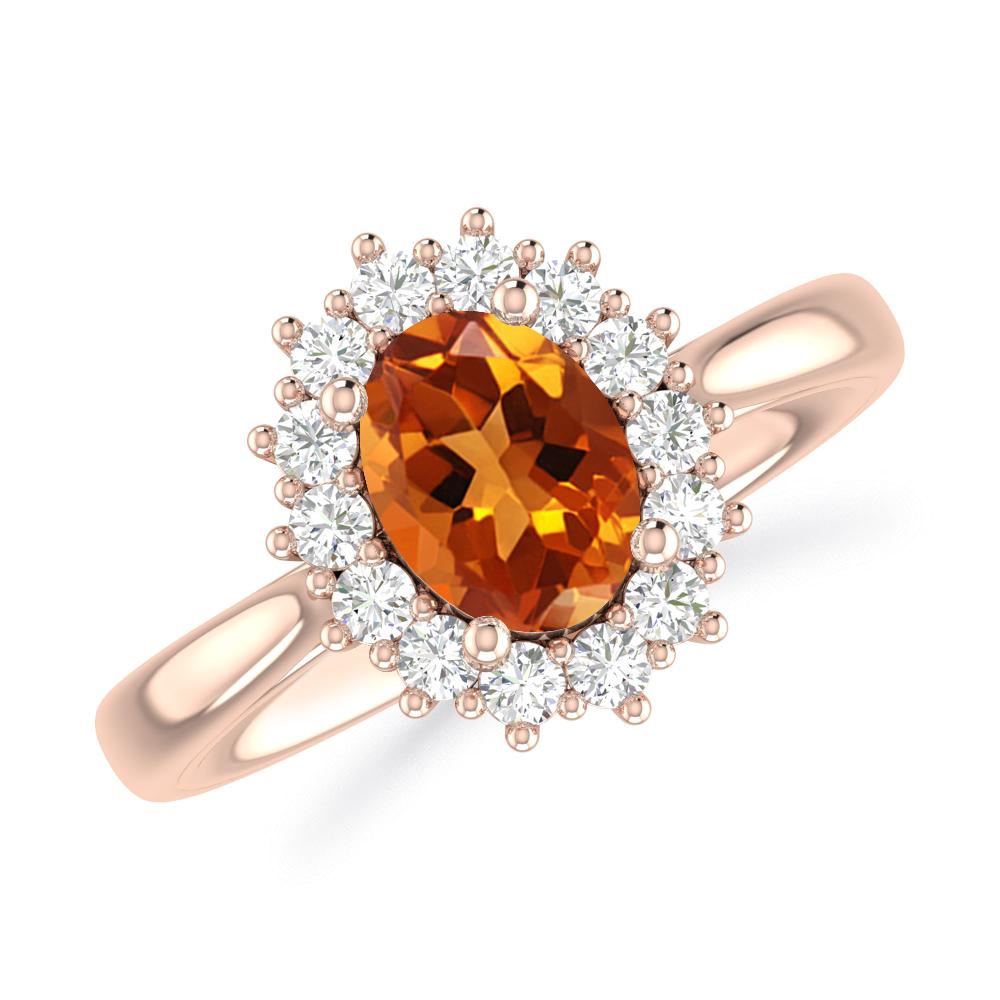 Rose Gold - Citrine