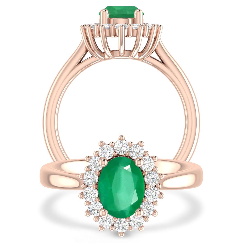 Rose Gold - Emerald