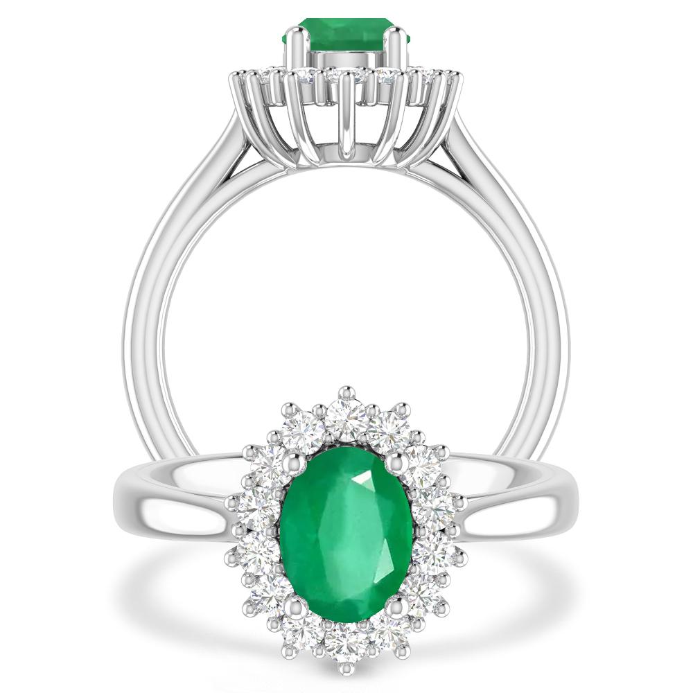 White Gold - Emerald