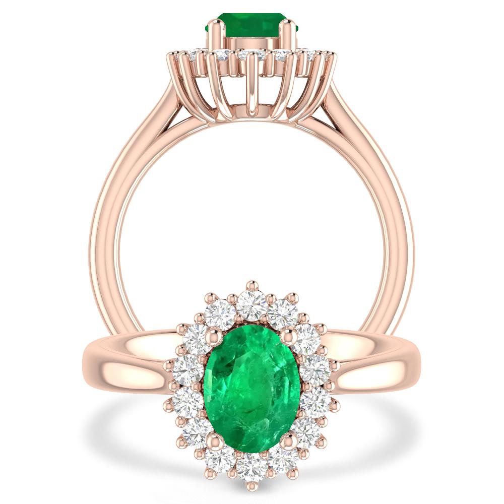 Rose Gold - Emerald