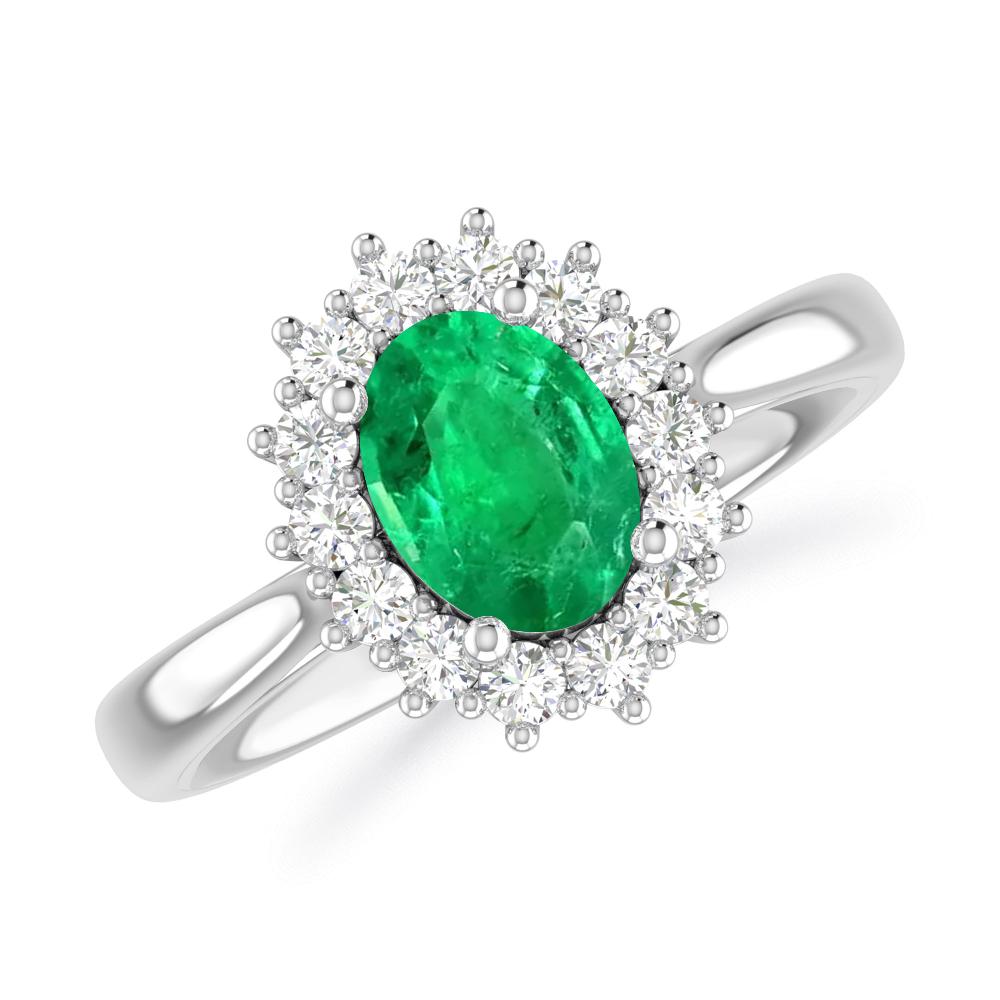 White Gold - Emerald