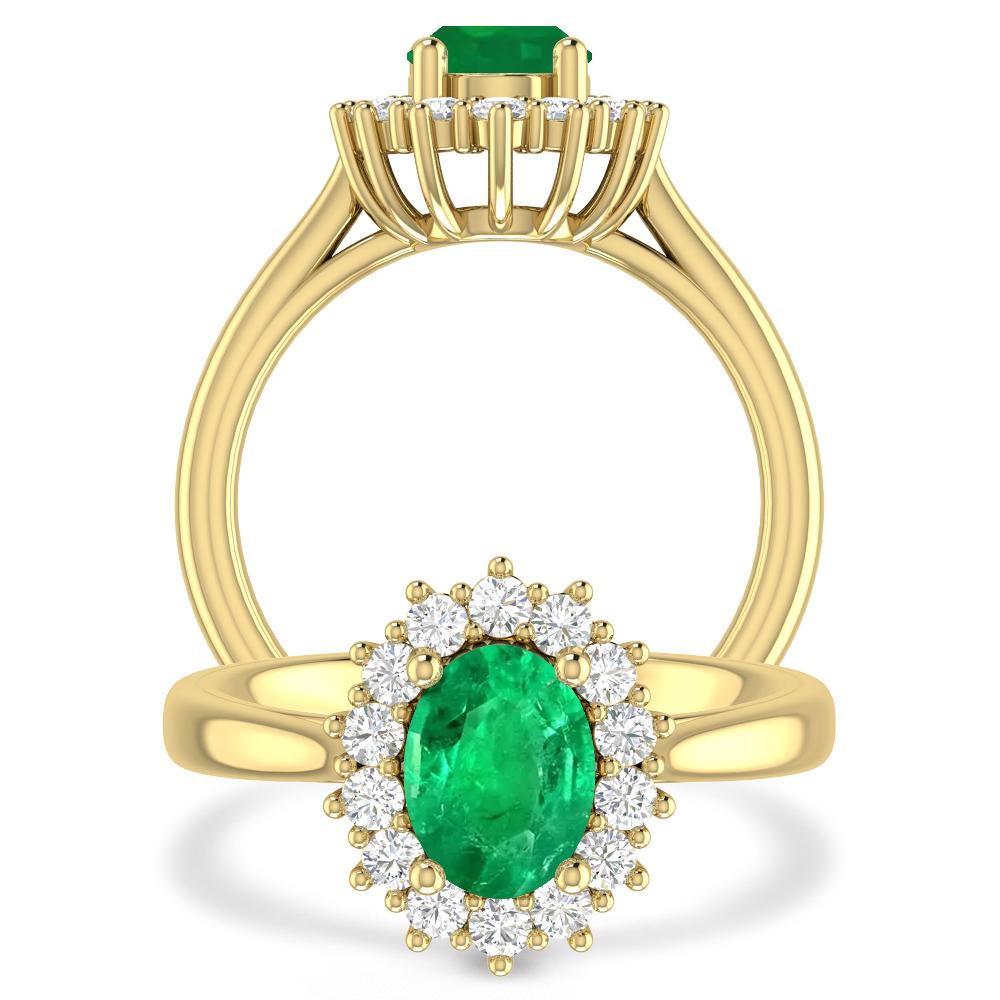 Yellow Gold - Emerald