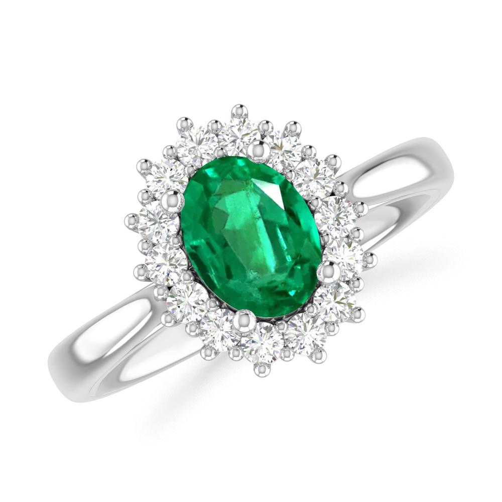 White Gold - Emerald