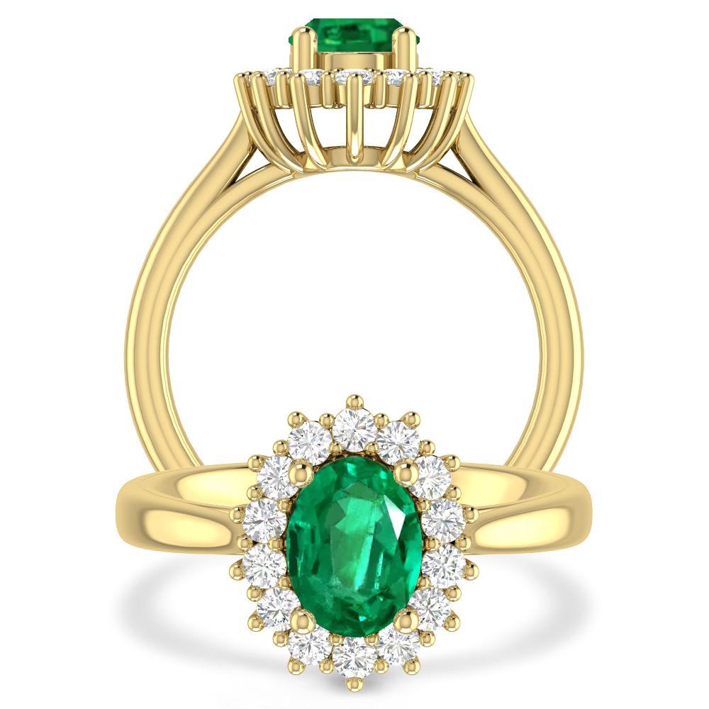 Yellow Gold - Emerald