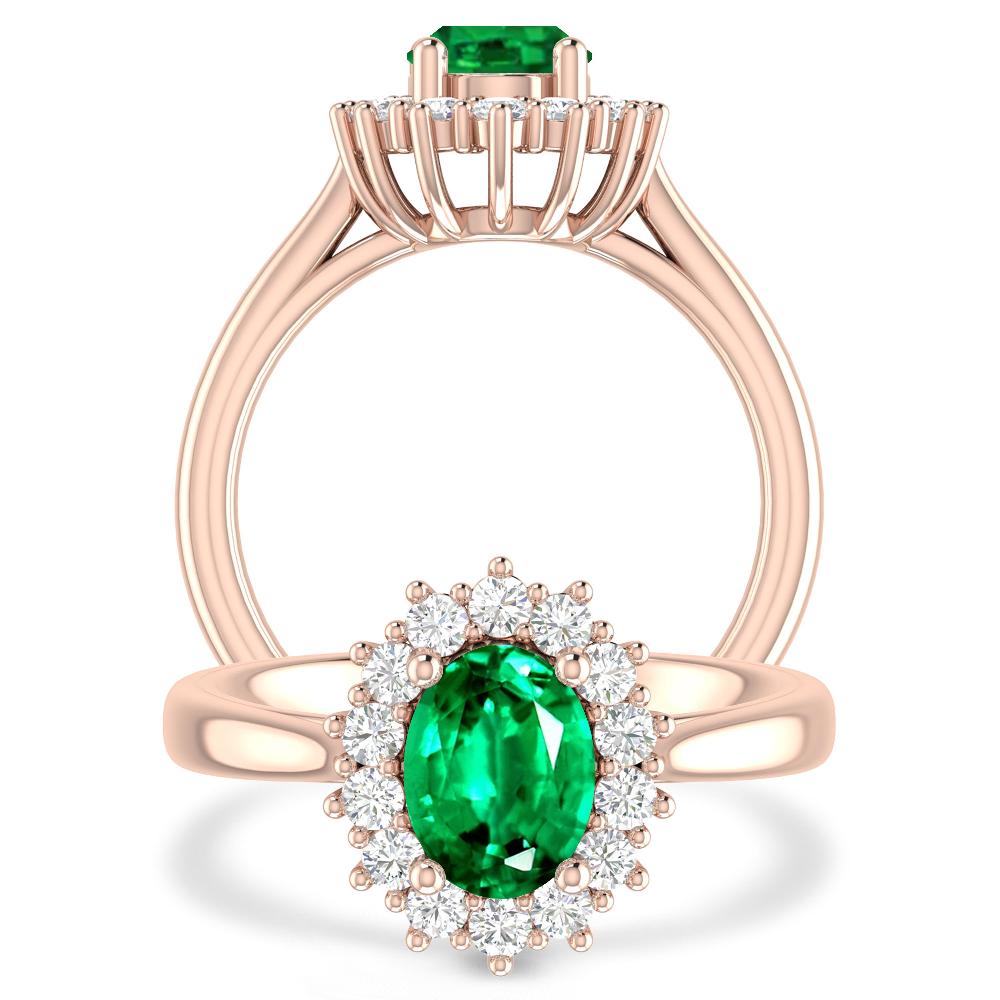 Rose Gold - Emerald