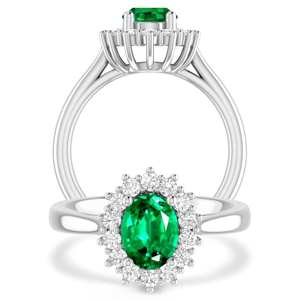 White Gold - Emerald