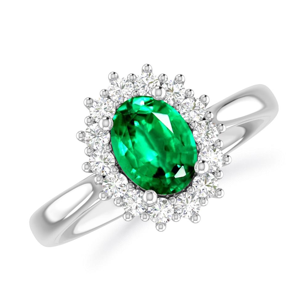 White Gold - Emerald