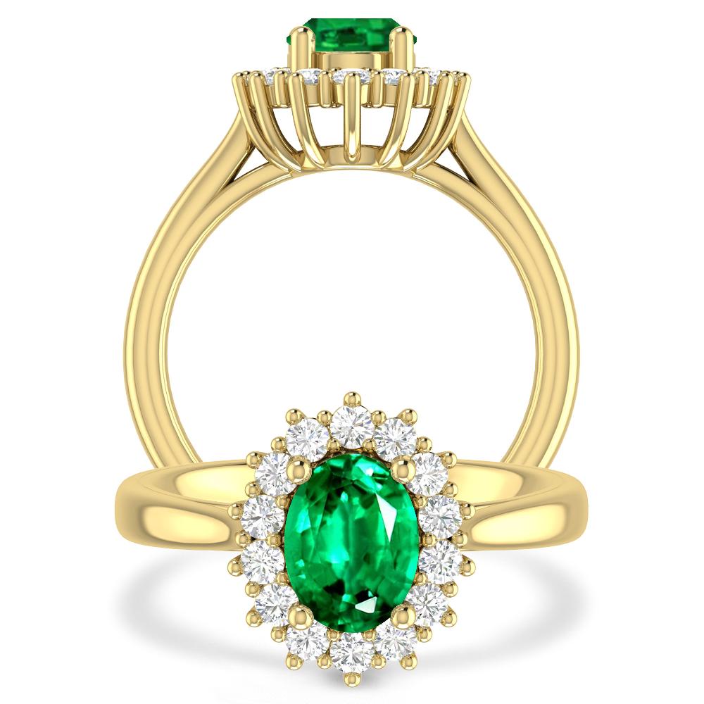 Yellow Gold - Emerald