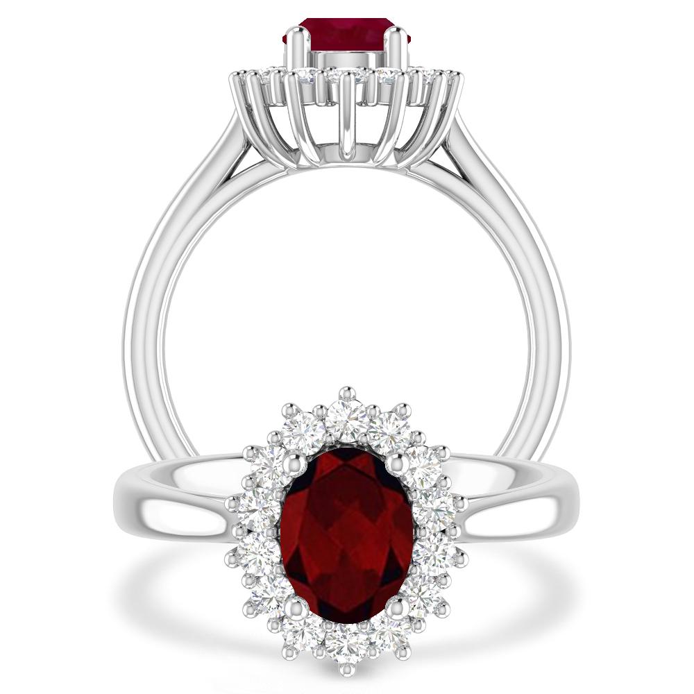 White Gold - Garnet