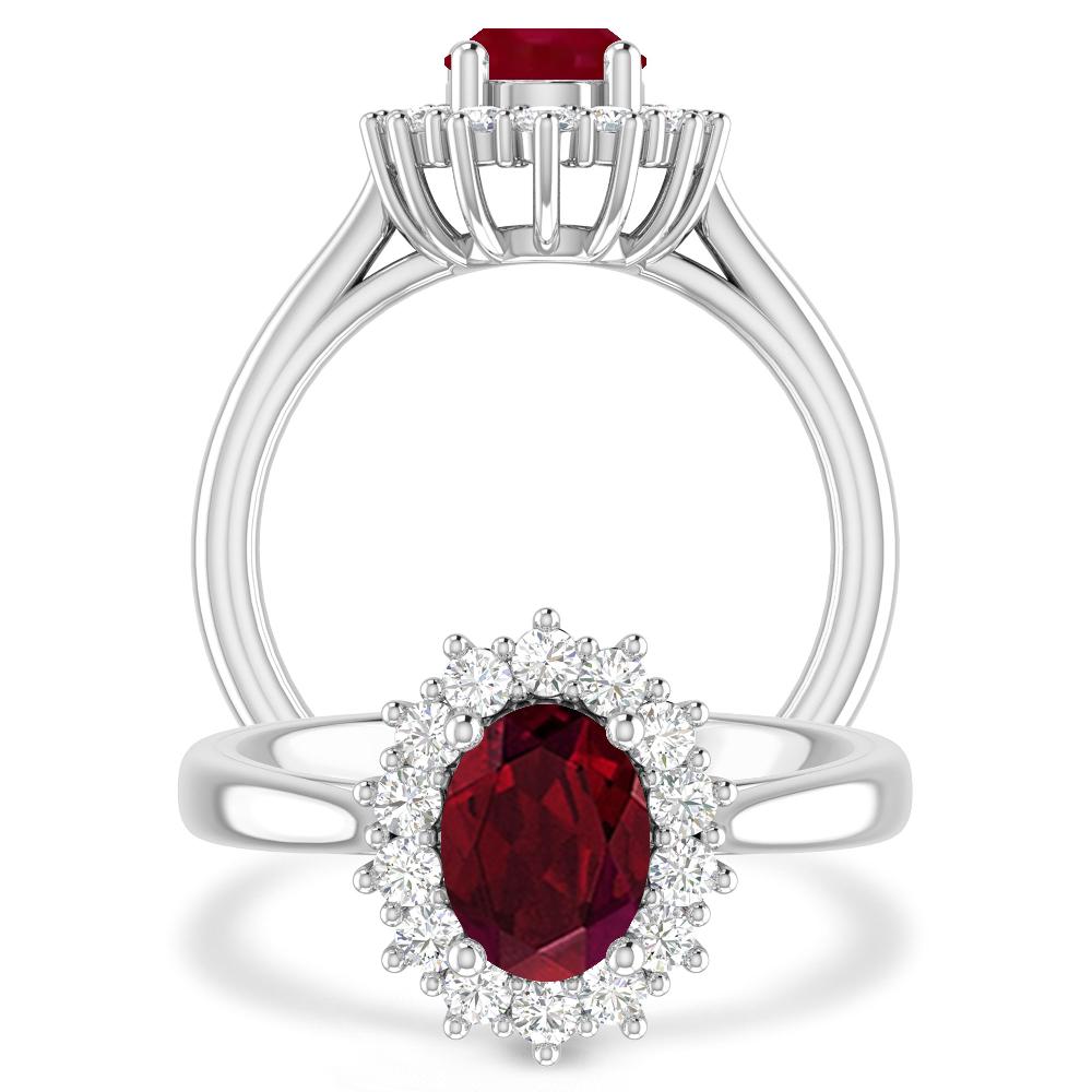 White Gold - Garnet