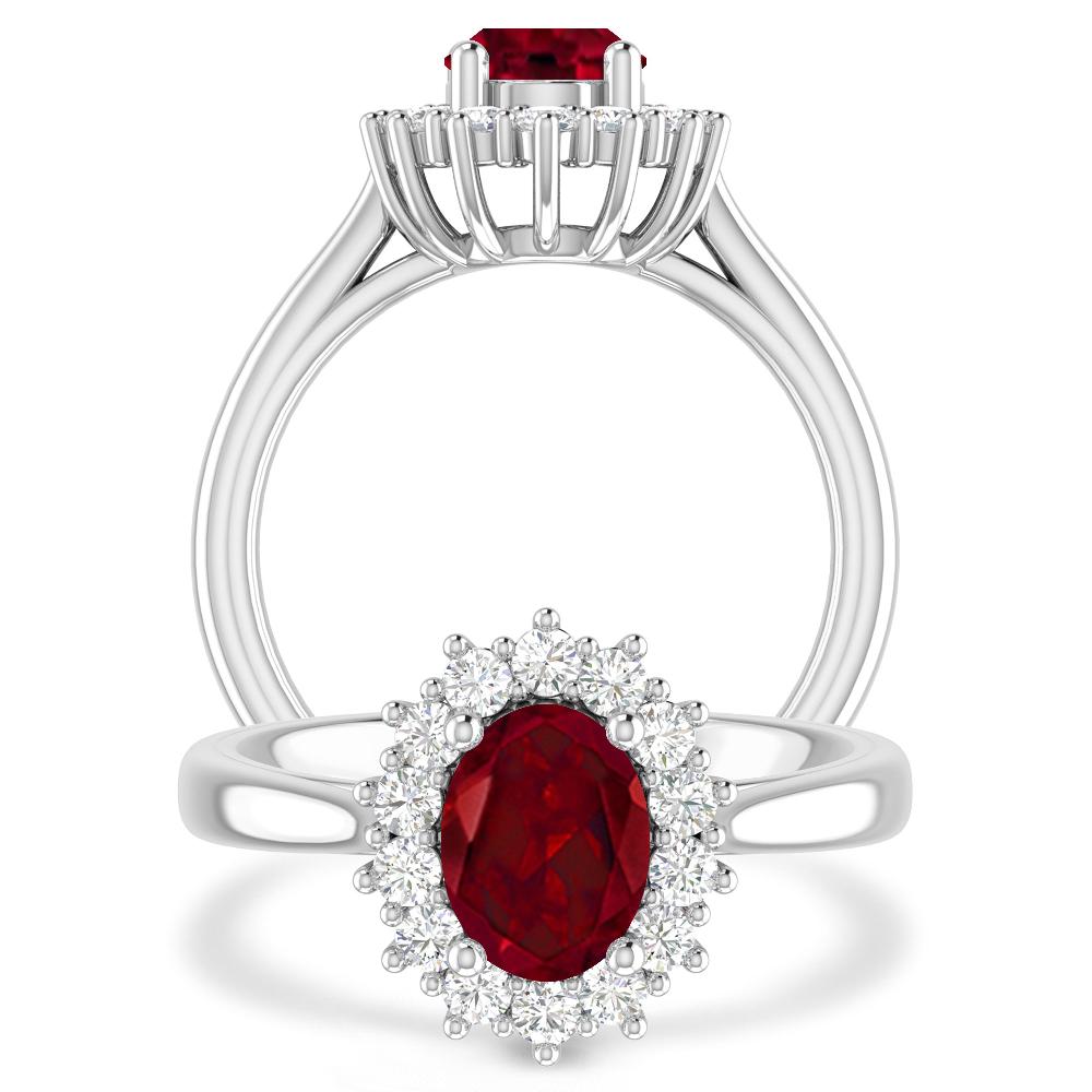 White Gold - Garnet