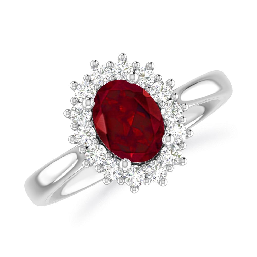 White Gold - Garnet