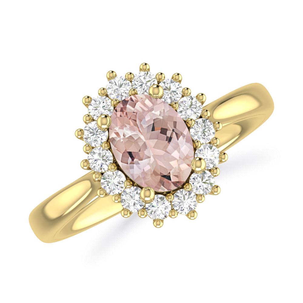 Yellow Gold - Morganite