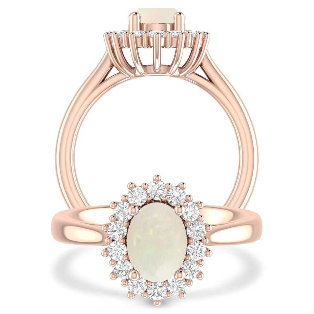 Rose Gold - Opal