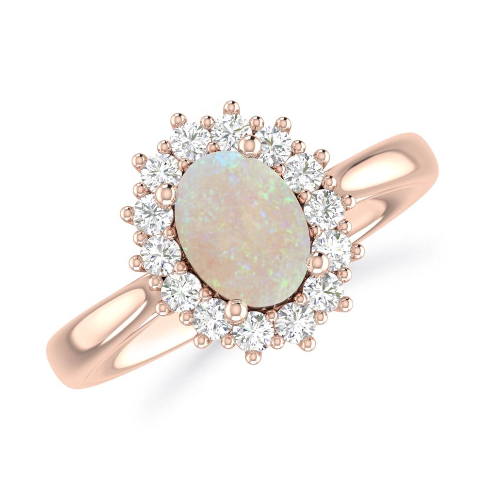 Rose Gold - Opal