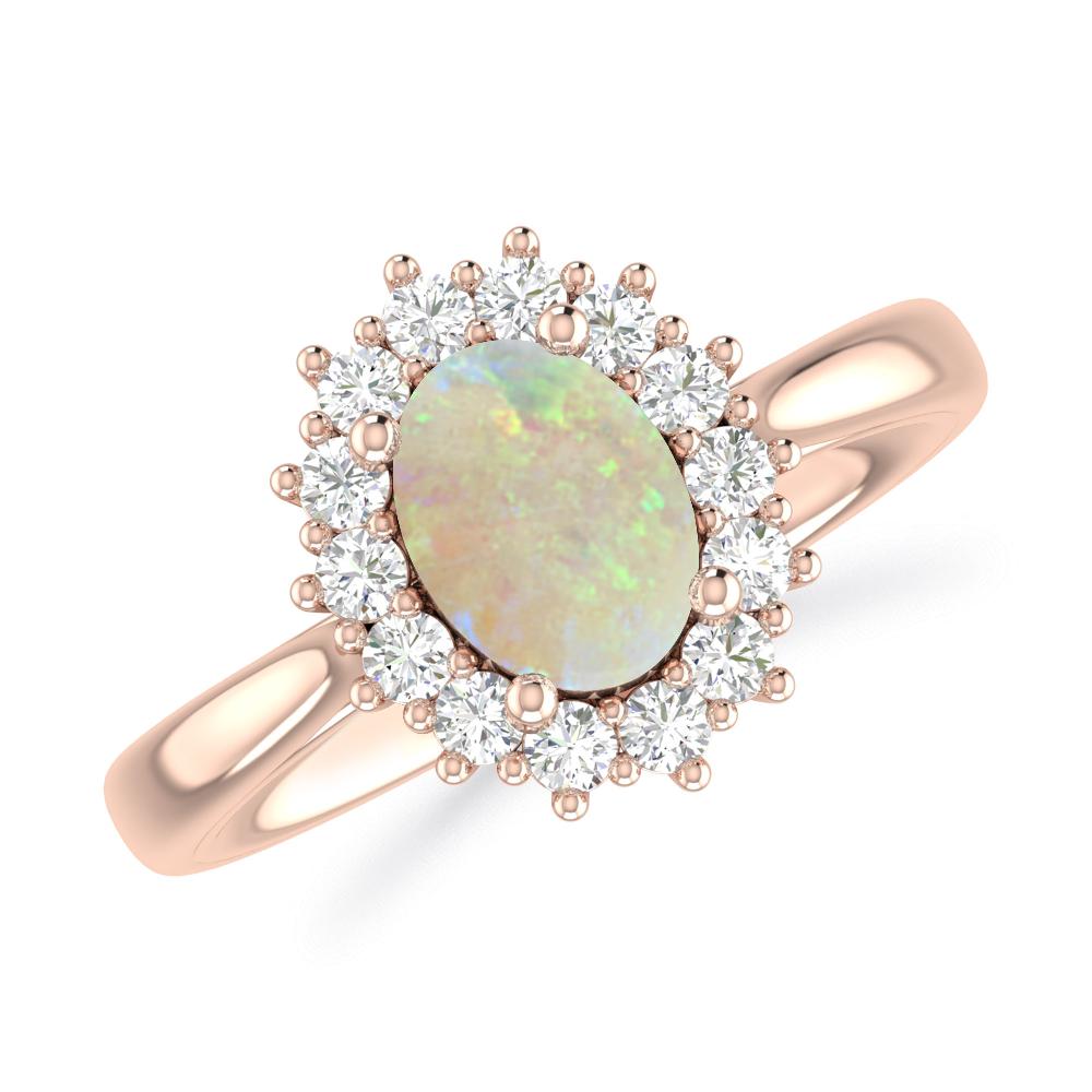 Rose Gold - Opal