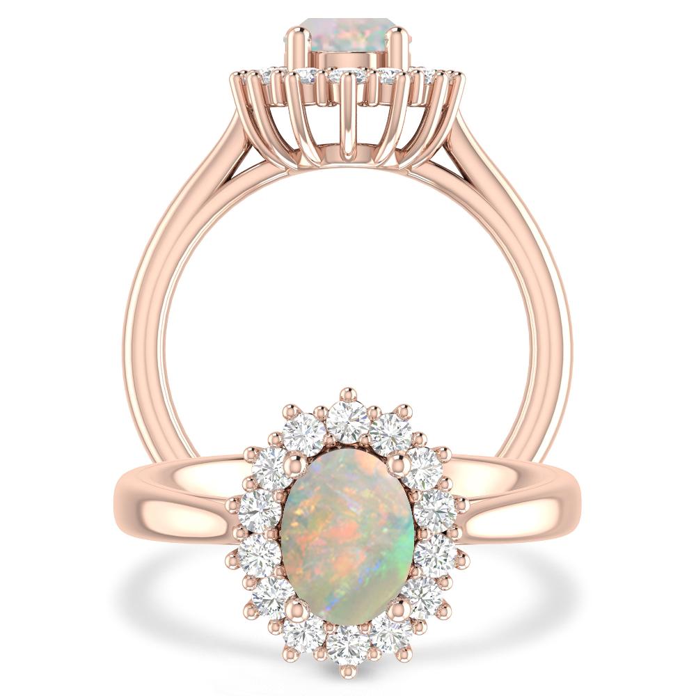 Rose Gold - Opal