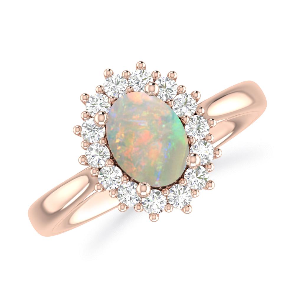 Rose Gold - Opal