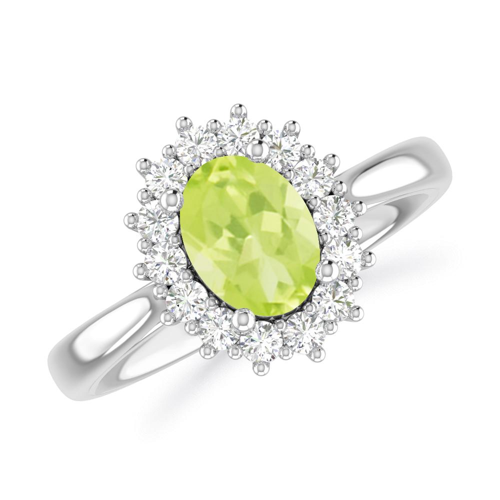 White Gold - Peridot