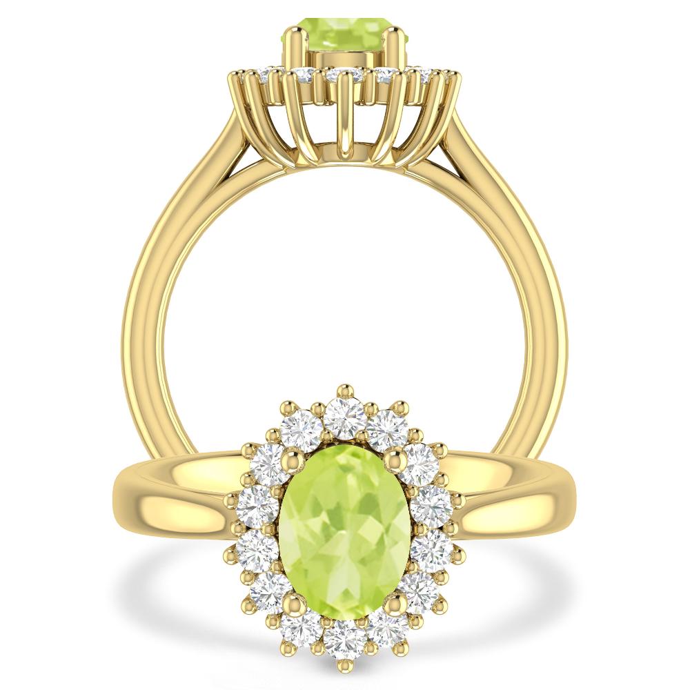 Yellow Gold - Peridot